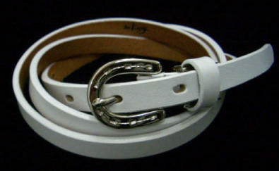 HORSESHOE skinny belt/50s/rock'n'roll fashion/sb_023/cut2
